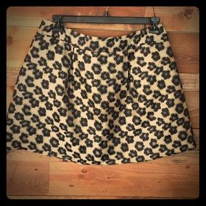 Banana Republic animal-esc print skirt